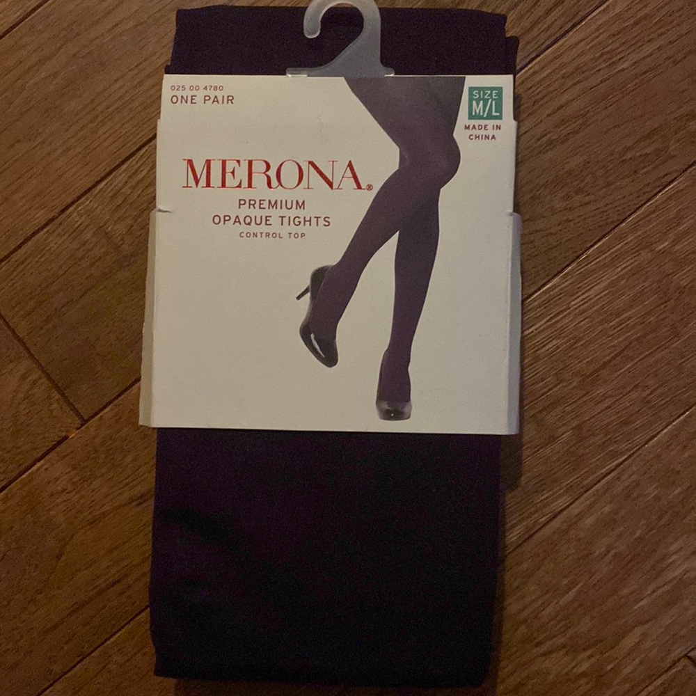 brand new Merona premium opaque tights